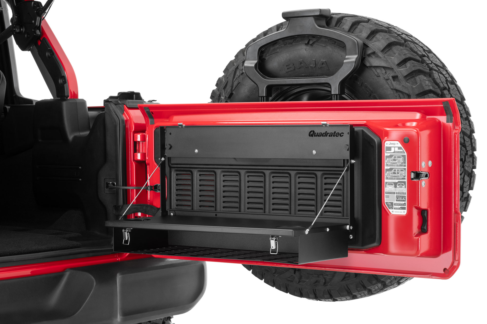 Quadratec Tailgate Table for 0724 Jeep Wrangler JK & JL Quadratec